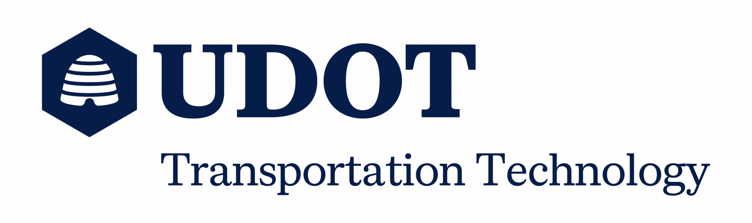 Logo reading "UDOT Transportation Technology"